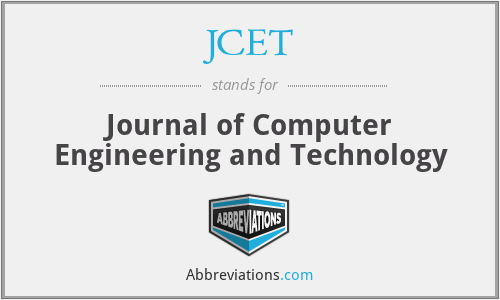 JCET - Journal of Computer Engineering and Technology