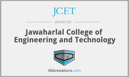 JCET - Jawaharlal College of Engineering and Technology