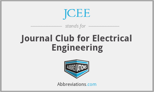 JCEE - Journal Club for Electrical Engineering