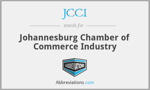 JCCI - Johannesburg Chamber of Commerce Industry