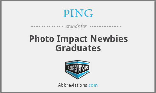 PING - Photo Impact Newbies Graduates