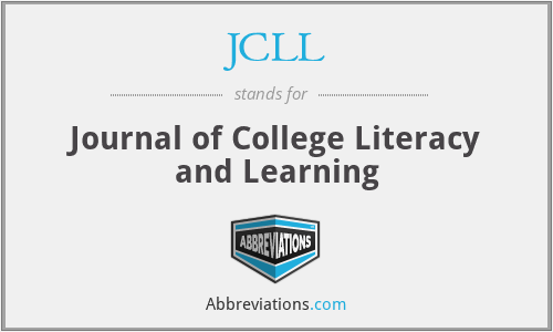 JCLL - Journal of College Literacy and Learning