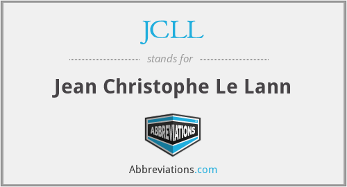 JCLL - Jean Christophe Le Lann