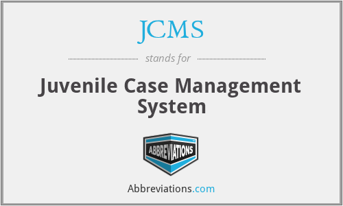 JCMS - Juvenile Case Management System