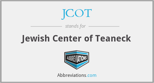 JCOT - Jewish Center of Teaneck