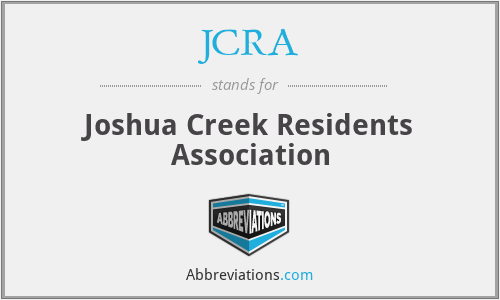 JCRA - Joshua Creek Residents Association