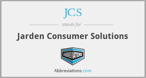 JCS - Jarden Consumer Solutions