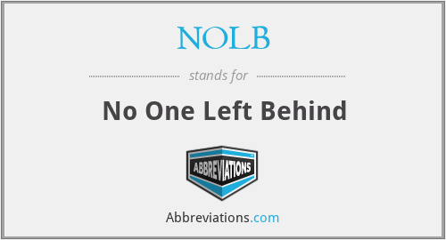 NOLB - No One Left Behind