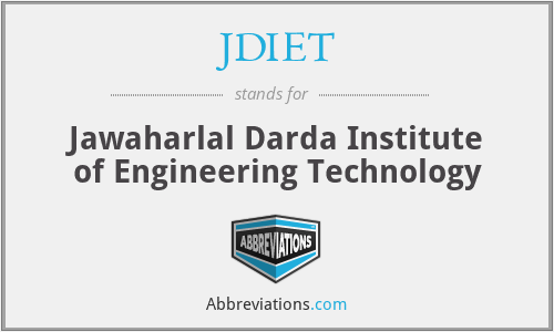 JDIET - Jawaharlal Darda Institute of Engineering Technology