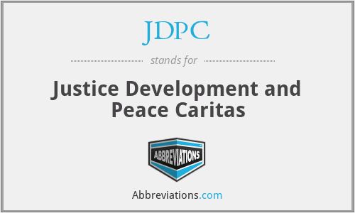 JDPC - Justice Development and Peace Caritas