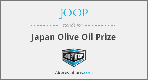JOOP - Japan Olive Oil Prize