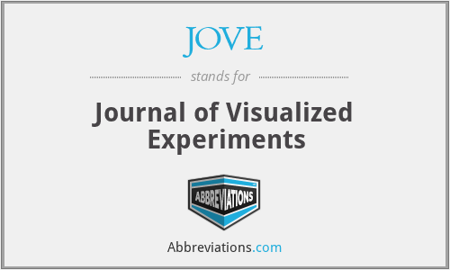 JOVE - Journal of Visualized Experiments