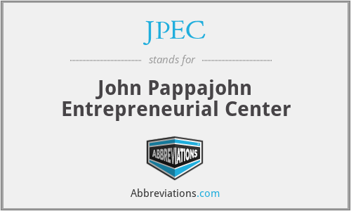 JPEC - John Pappajohn Entrepreneurial Center