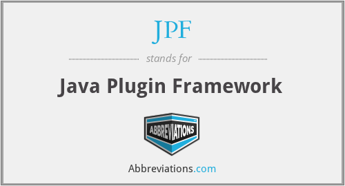 JPF - Java Plugin Framework