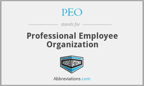 PEO - Professional Employee Organization