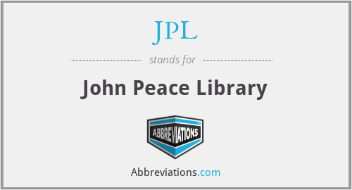 JPL - John Peace Library