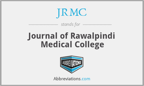 JRMC - Journal of Rawalpindi Medical College