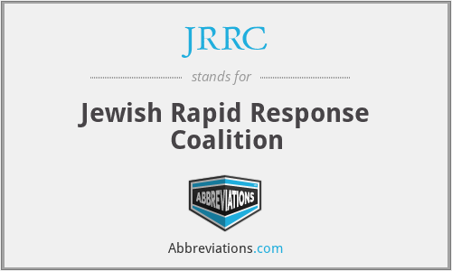 JRRC - Jewish Rapid Response Coalition