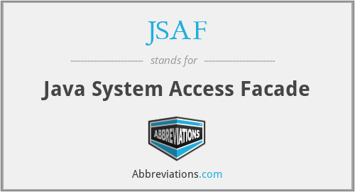 JSAF - Java System Access Facade
