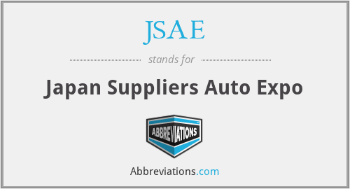 JSAE - Japan Suppliers Auto Expo