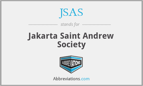 JSAS - Jakarta Saint Andrew Society