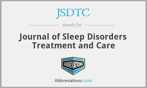 JSDTC - Journal of Sleep Disorders Treatment and Care