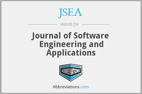 JSEA - Journal of Software Engineering and Applications