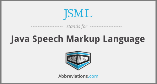 JSML - Java Speech Markup Language