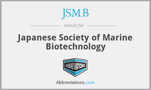 JSMB - Japanese Society of Marine Biotechnology