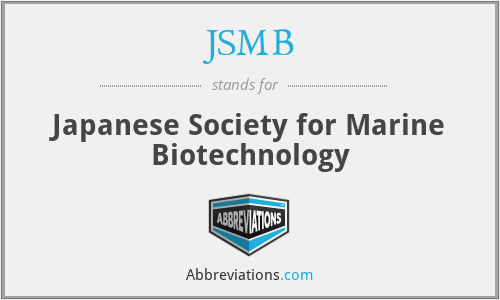 JSMB - Japanese Society for Marine Biotechnology