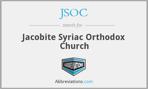 JSOC - Jacobite Syriac Orthodox Church