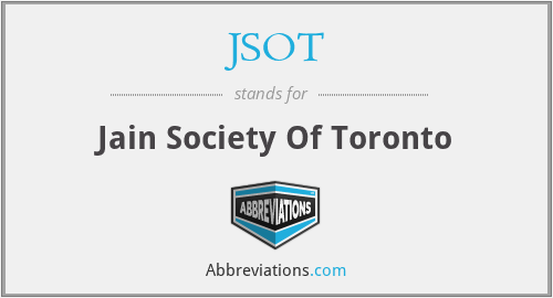 JSOT - Jain Society Of Toronto