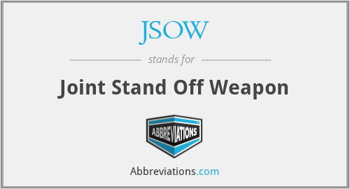 JSOW - Joint Stand Off Weapon