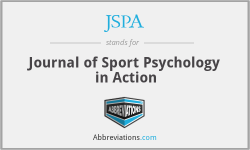 JSPA - Journal of Sport Psychology in Action
