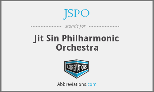 JSPO - Jit Sin Philharmonic Orchestra