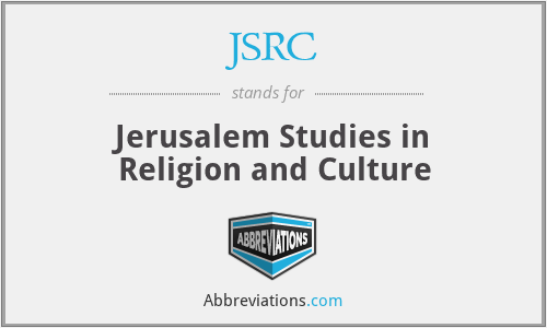 JSRC - Jerusalem Studies in Religion and Culture