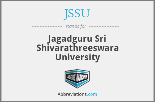 JSSU - Jagadguru Sri Shivarathreeswara University
