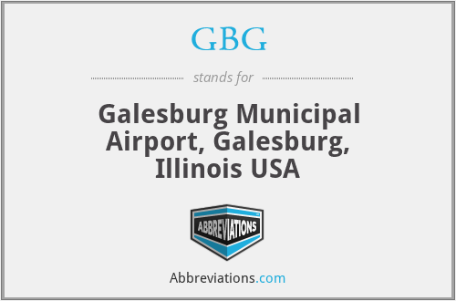 GBG - Galesburg Municipal Airport, Galesburg, Illinois USA