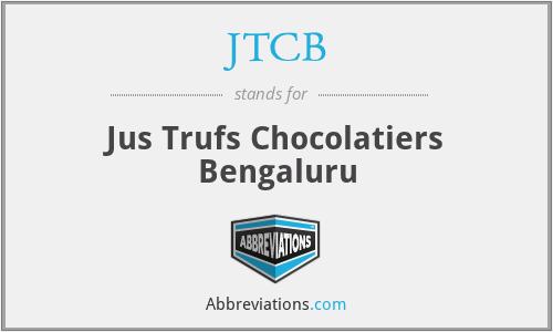 JTCB - Jus Trufs Chocolatiers Bengaluru