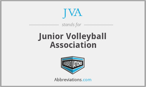JVA - Junior Volleyball Association