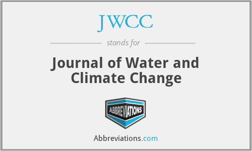 JWCC - Journal of Water and Climate Change