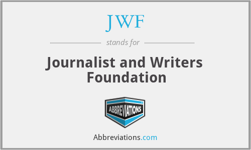 JWF - Journalist and Writers Foundation