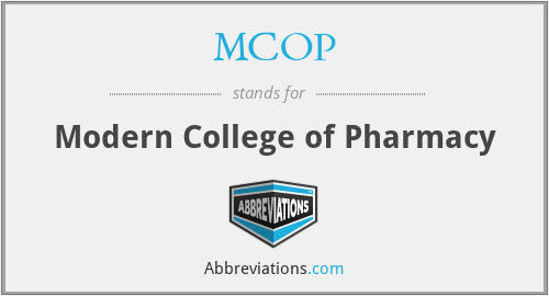 MCOP - Modern College of Pharmacy
