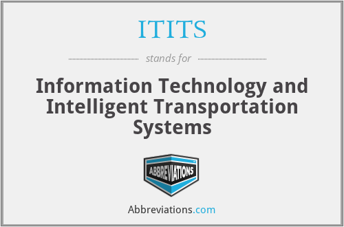 ITITS - Information Technology and Intelligent Transportation Systems