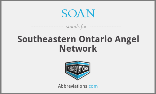 SOAN - Southeastern Ontario Angel Network