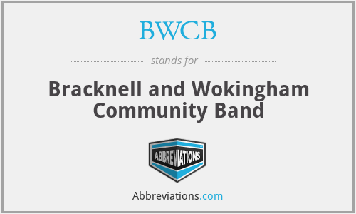 BWCB - Bracknell and Wokingham Community Band