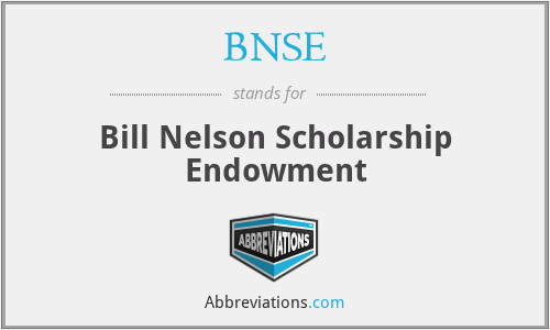 BNSE - Bill Nelson Scholarship Endowment