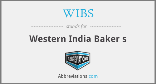 WIBS - Western India Baker s