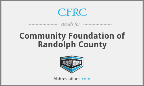 CFRC - Community Foundation of Randolph County