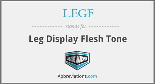 LEGF - Leg Display Flesh Tone